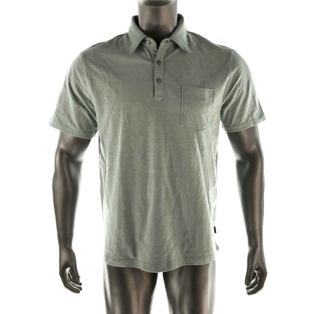 Men's Buffalo David Bitton Green Polo Shirt